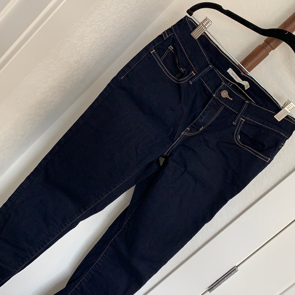 Levi’s 710 Super Skinny Extremely Dark Blue Jeans